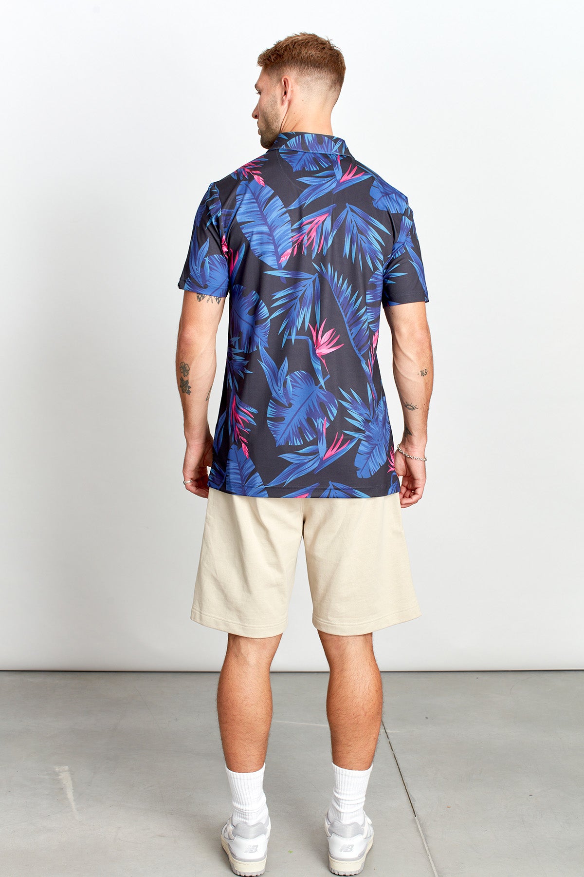 Chip & Pin Groove Polo - Navy