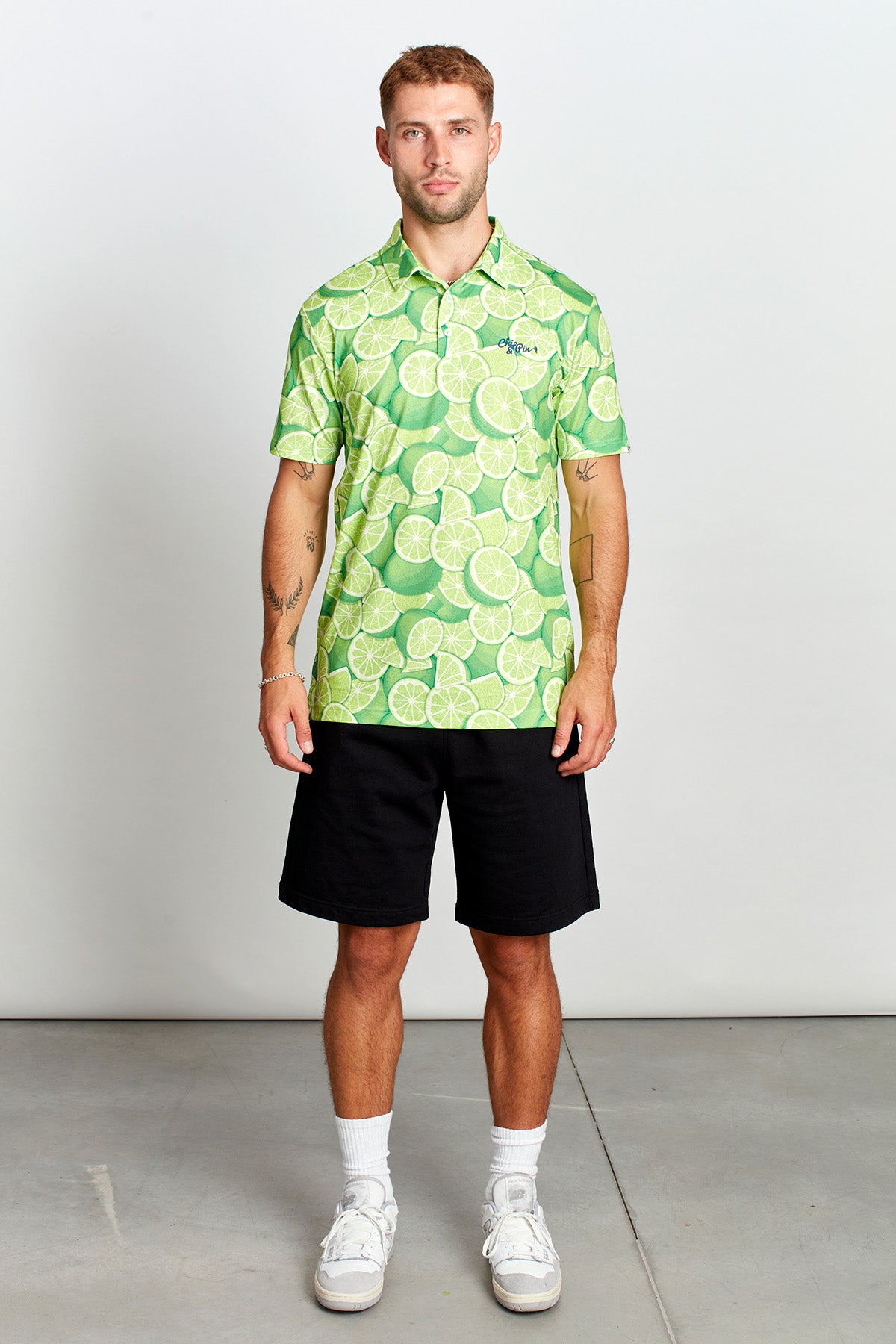 Chip & Pin Nineteenth Polo - Lime